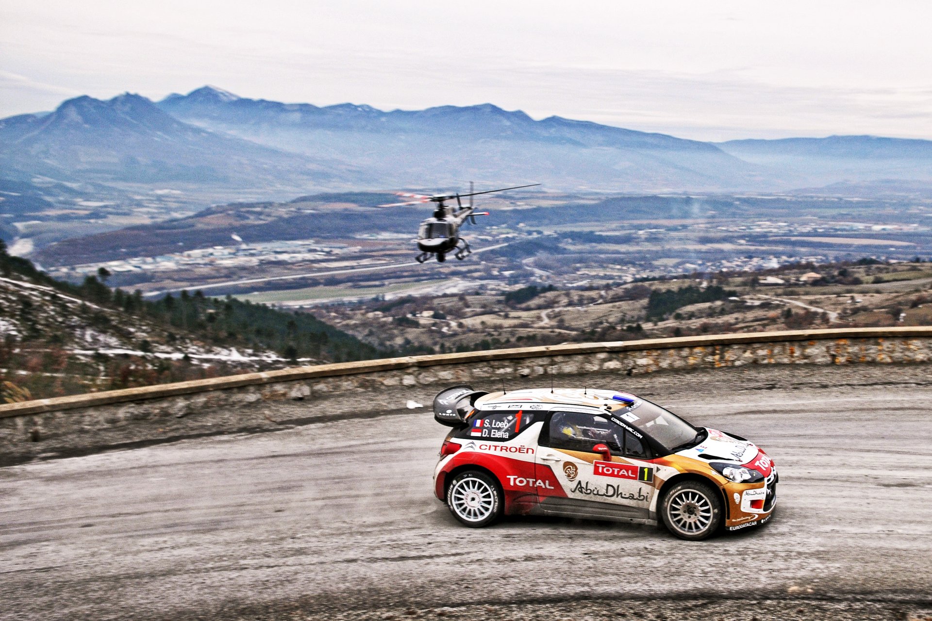 citroen ds3 wkr rallye rallye auto sport citroen hubschrauber straße sebastian loeb