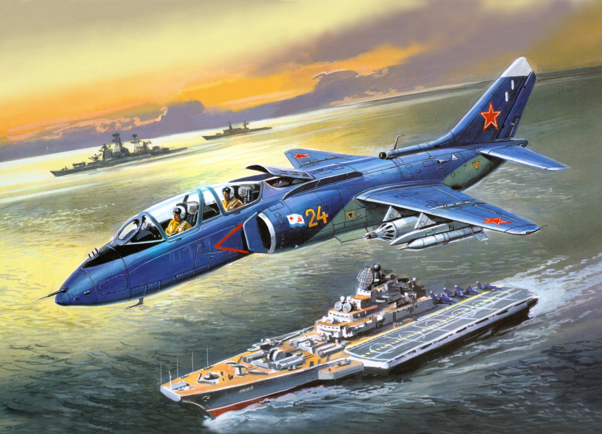 attack deck navy yak-38 soviet