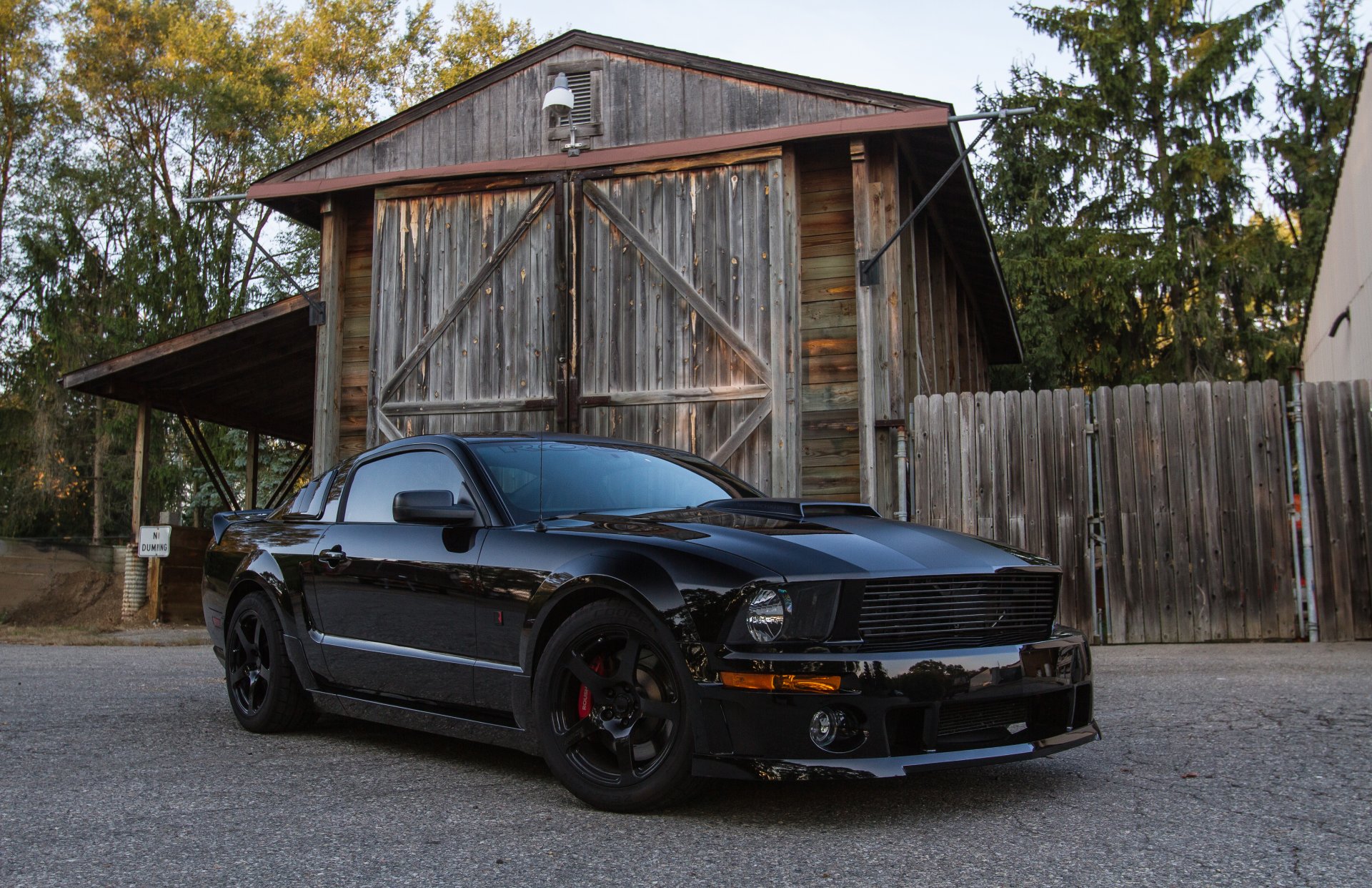 2009 rausch étape 3 ford mustang jeu clôture grange maison route