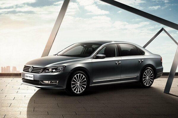 Voiture volkswagen passat couleur argent