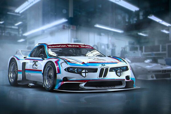 Das Auto des zukünftigen Supersportwagens bmw Tuning