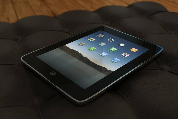 Apple iPad tablette sur le canapé