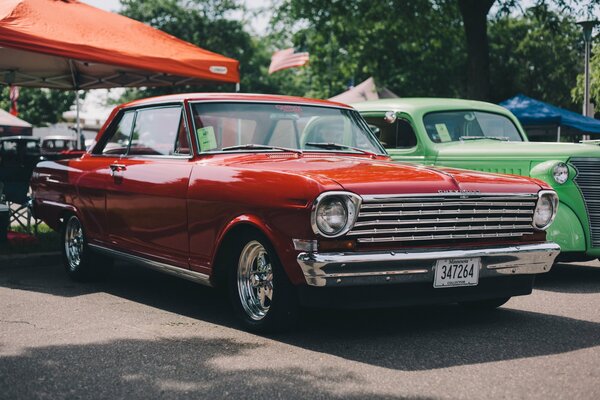 Der Chevrolet Red ist ein Oldtimer