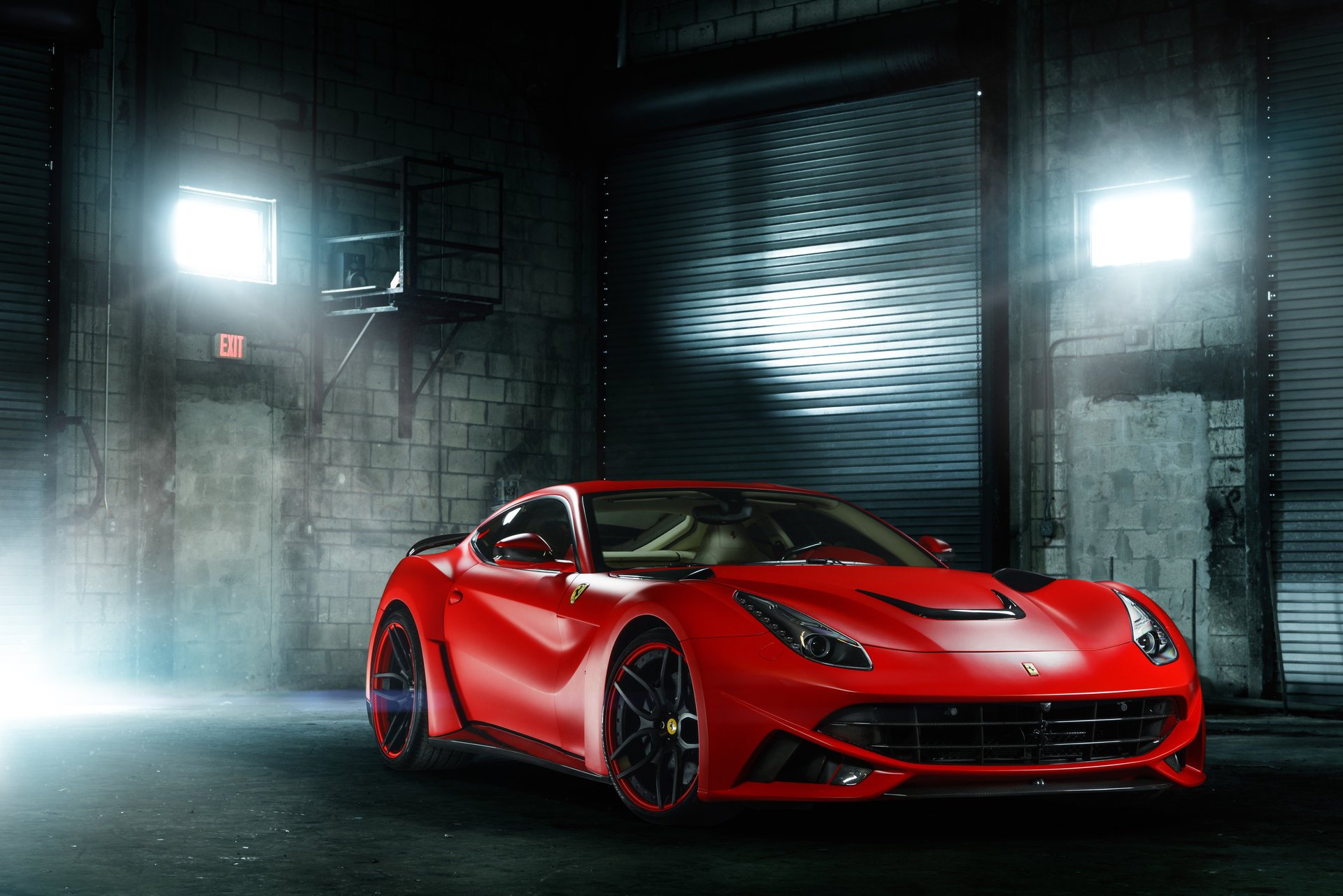 ferrari f12 berlinetta red front