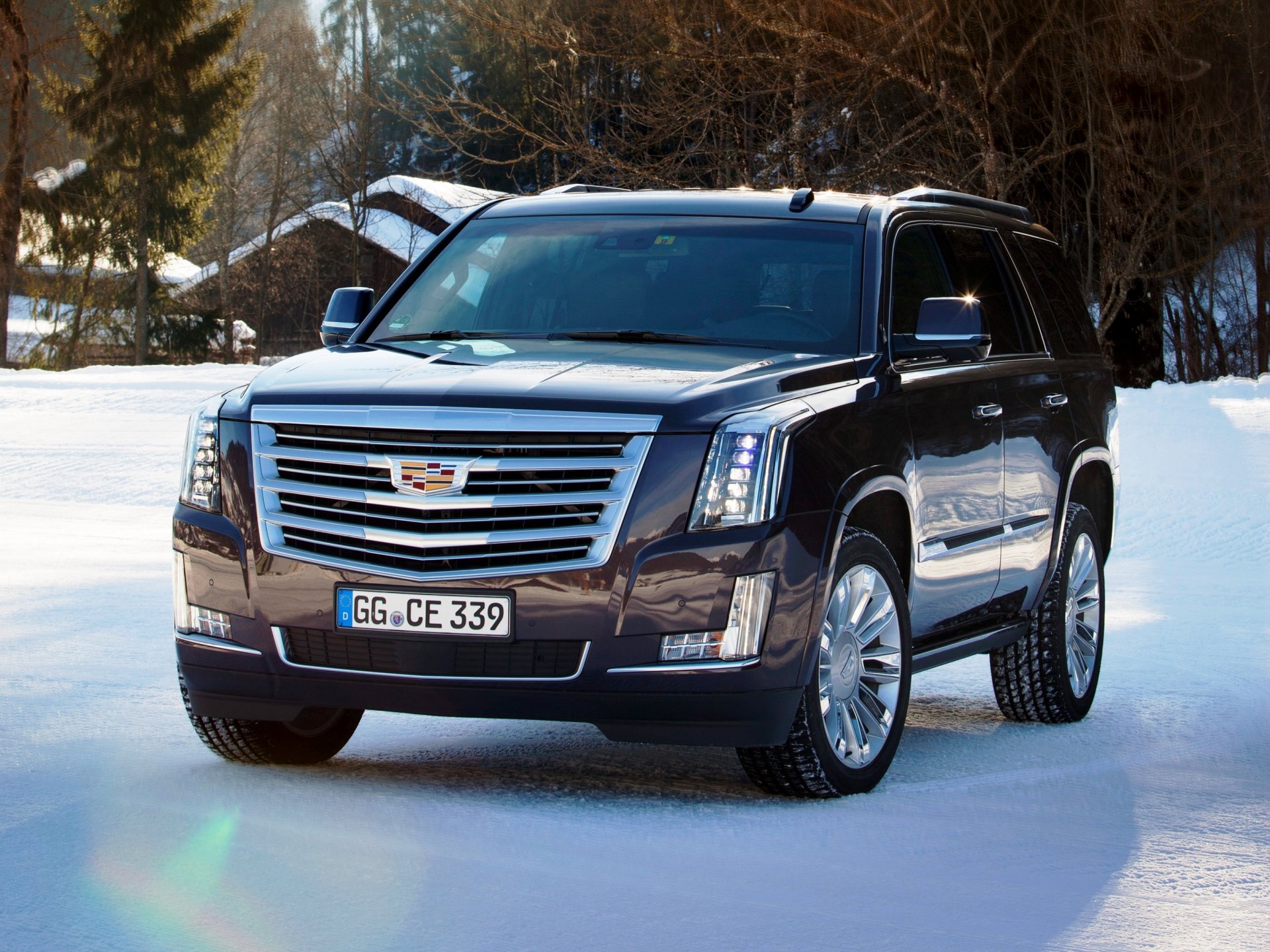 2015 cadillac escalade ue-spec cadillac escalade nieve invierno