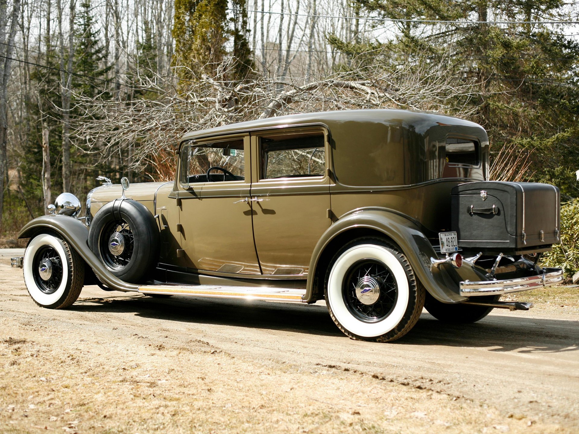 lincoln modell kb 4-türig limousine 1932 lincoln.retro rückansicht