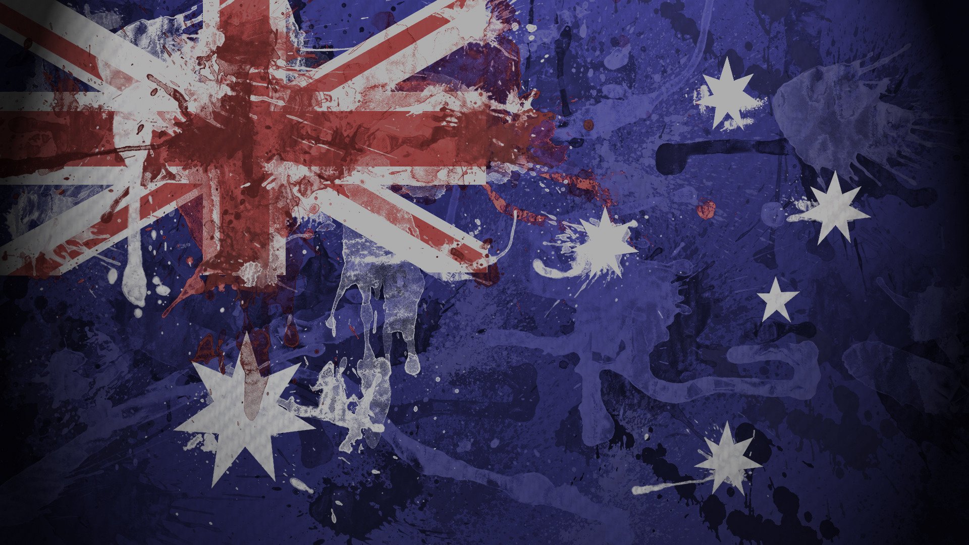 texture australie drapeau peinture jet drapeaux