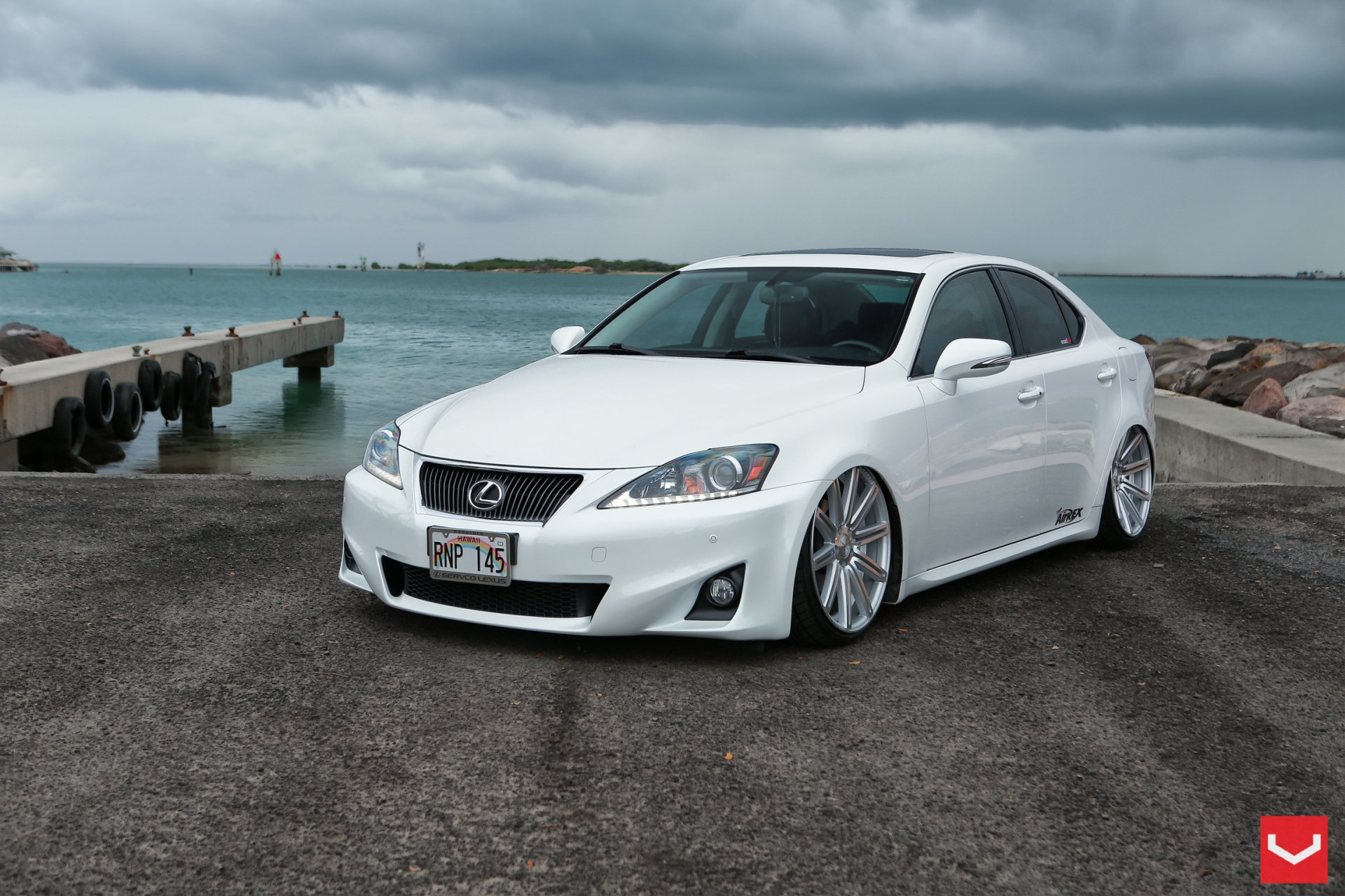 lexus gs white vossen