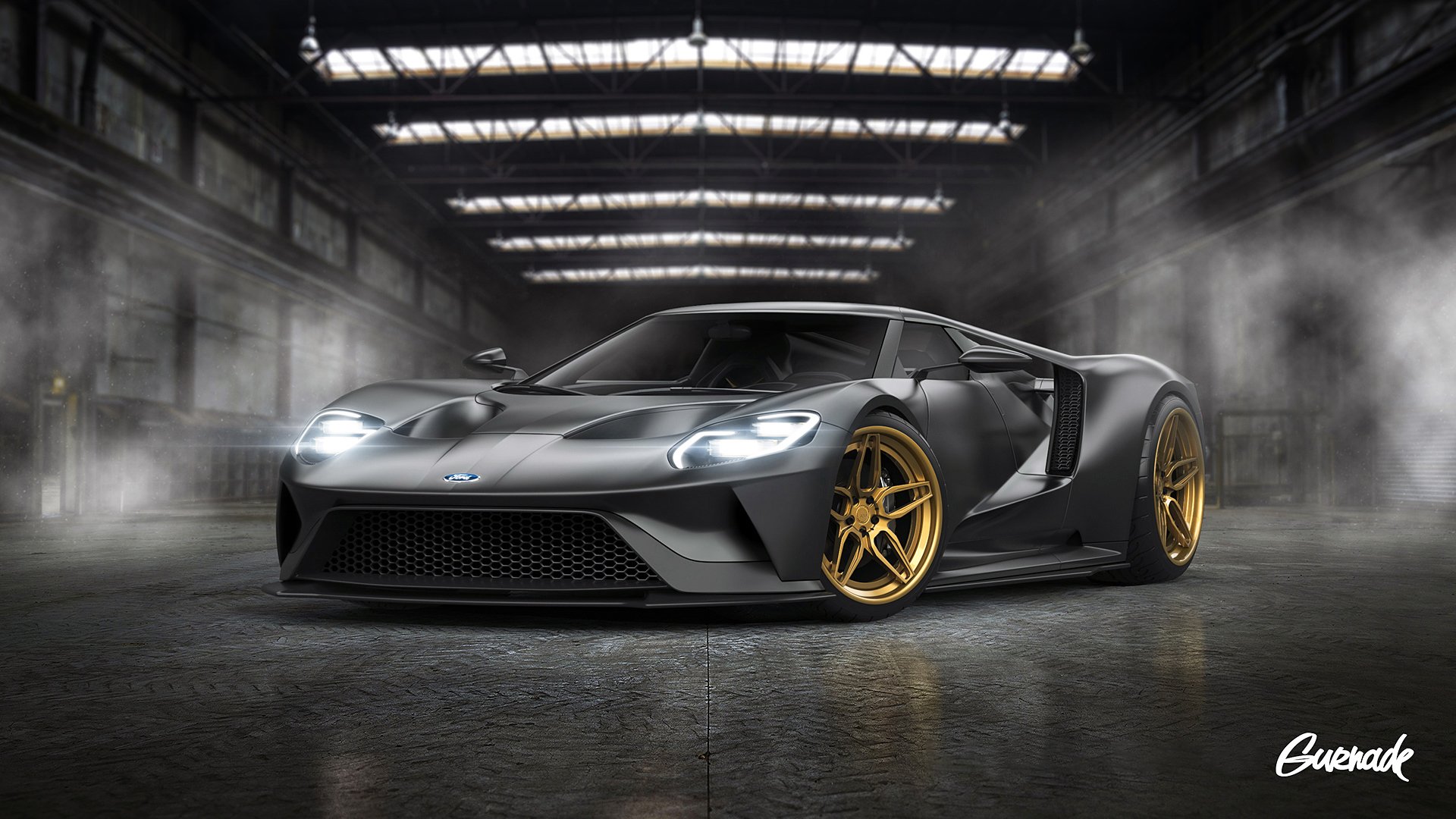 ford gt räder grau farbe tuning von gurnade