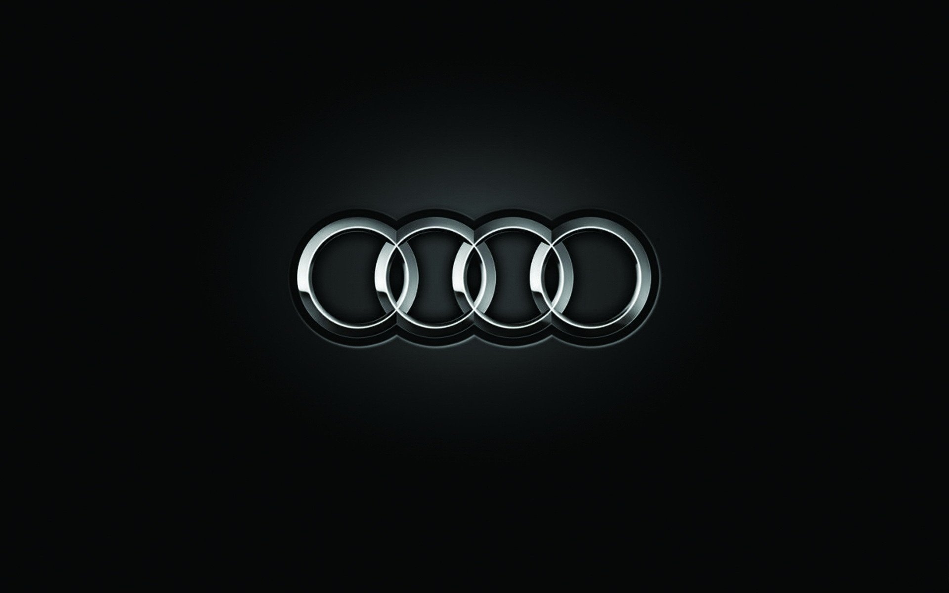 fond noir minimalisme audi marque logo lumière emblèmes simplicité fond sombre