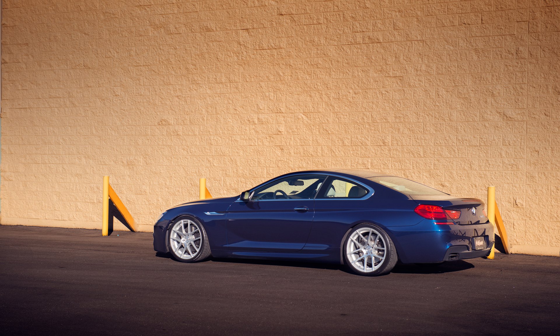 bmw m6 650i blue tuning coupe