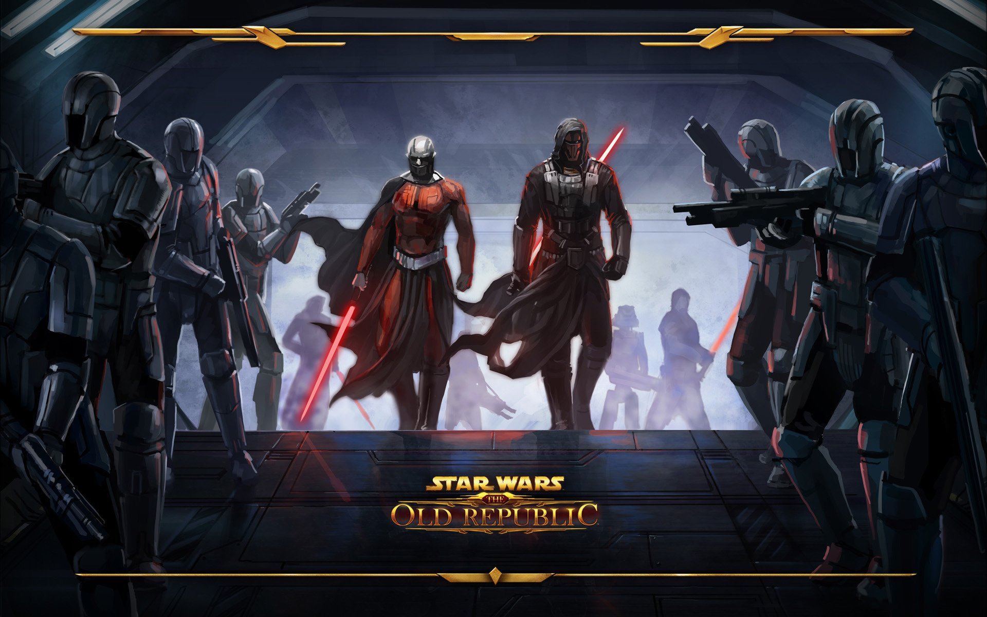 tar wars old republic sith guerreros dibujos anime hombres-a guerreros-a