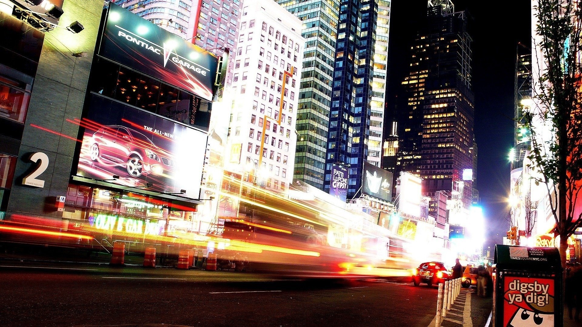 city brands manhattan new york city street traffic road exposure posters lanterns lights skyscrapers night city light