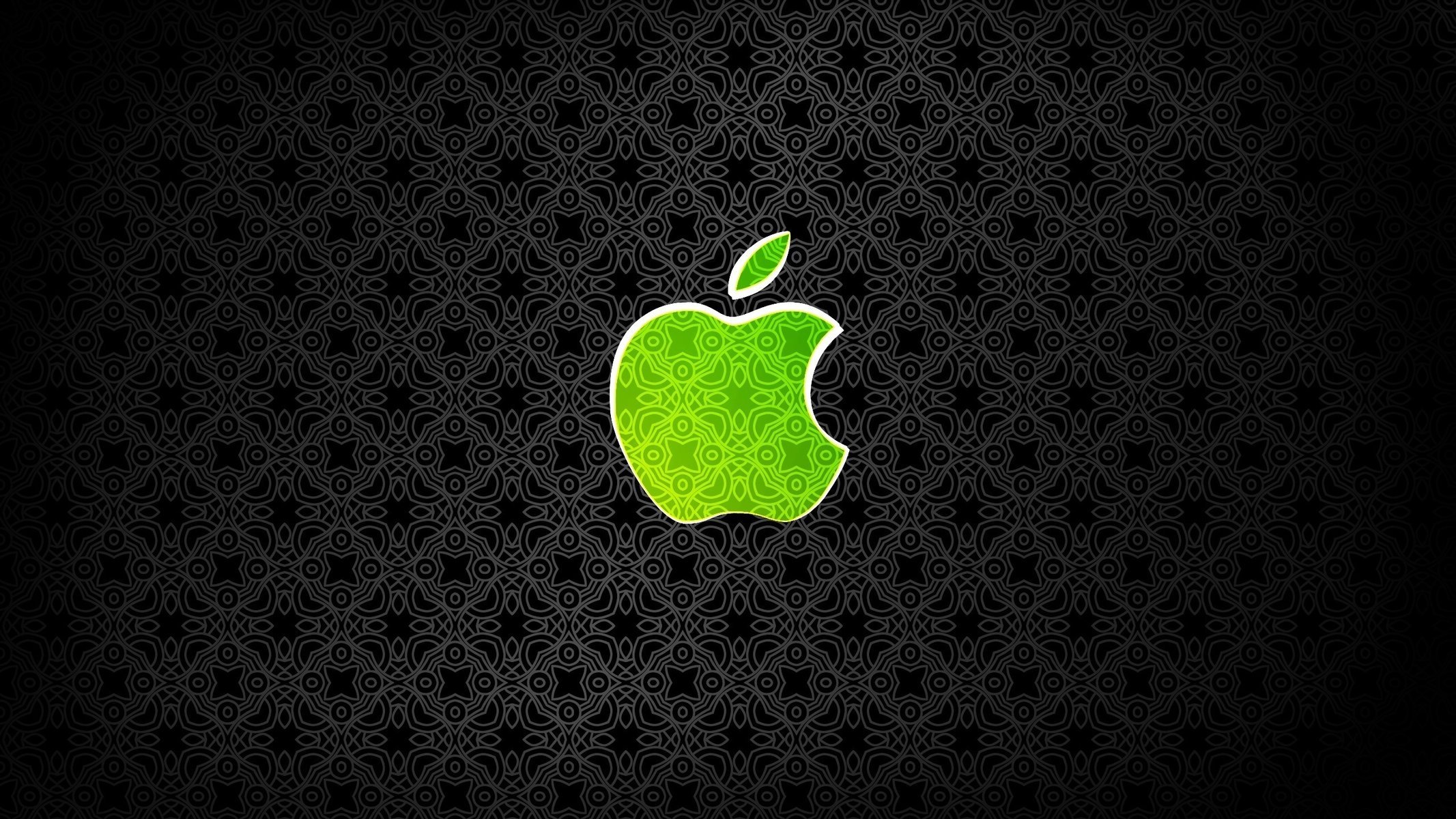 apple green apple jabłko serduszko emblematy loga