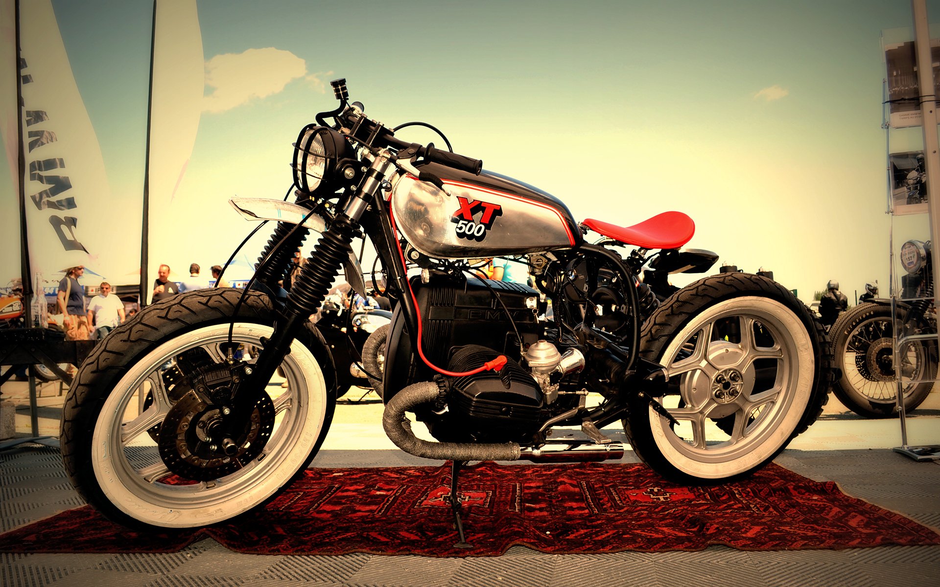 bmw xt500 cafe racer moto