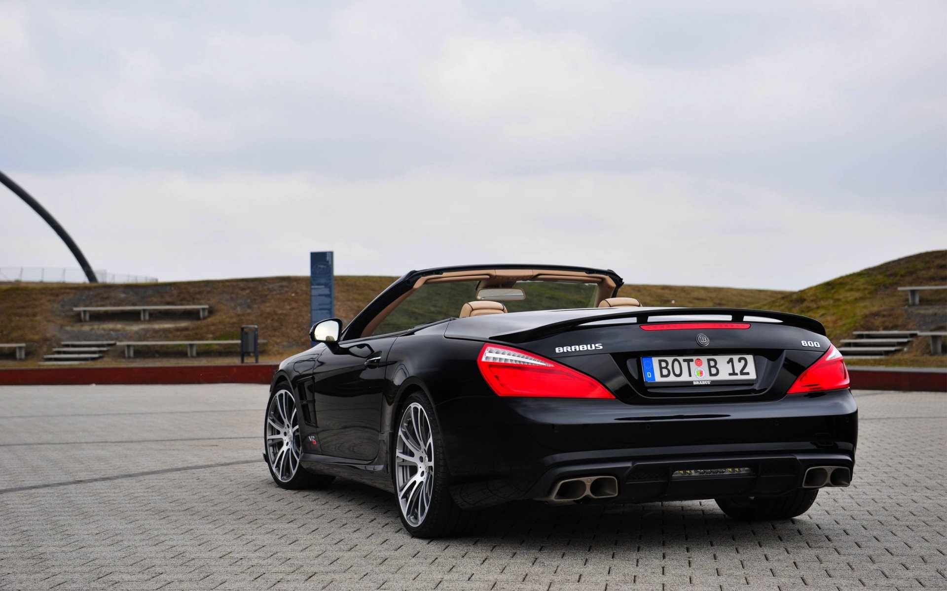 mercedes-benz sl65 amg brabus brabus black convertible auto