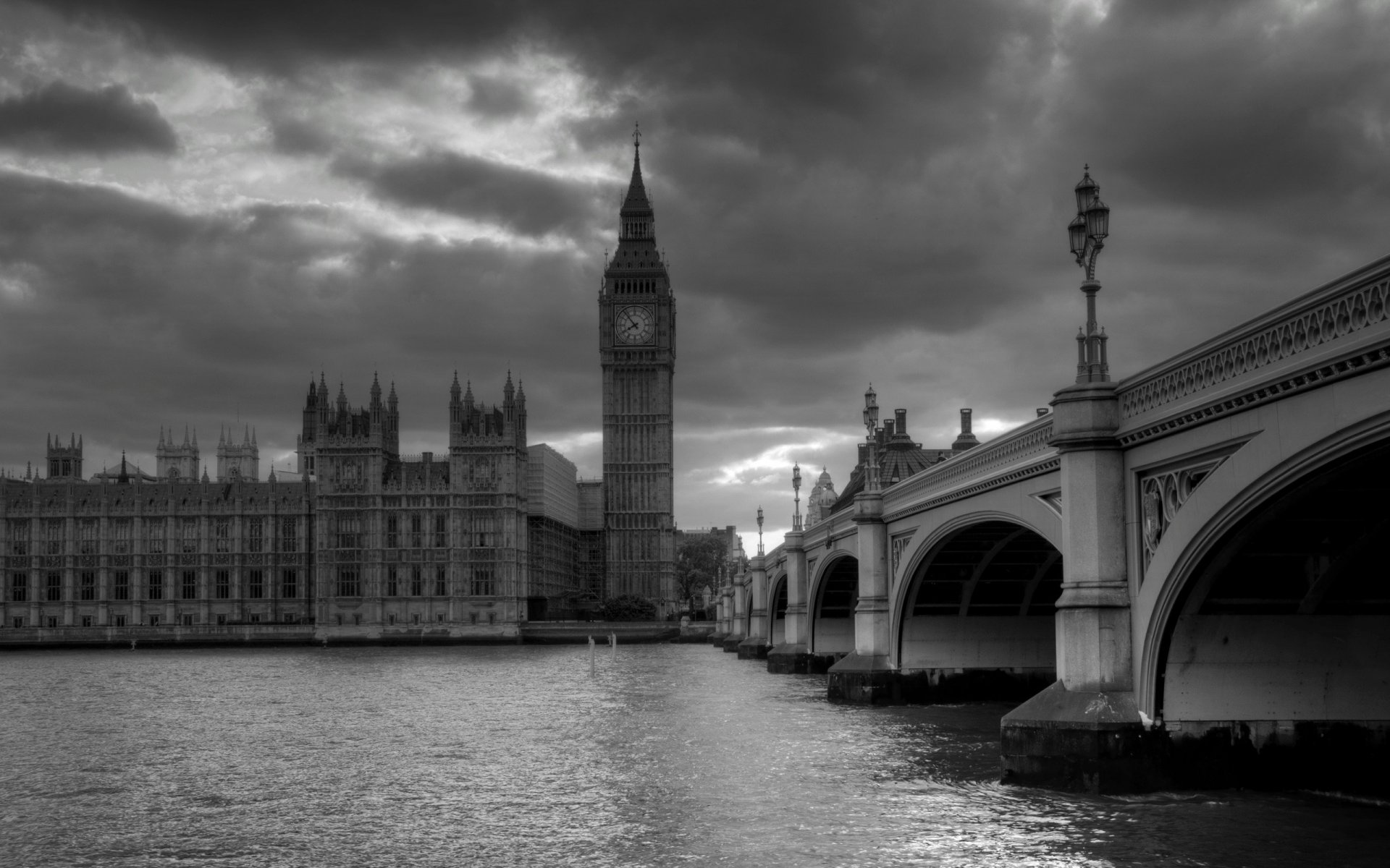 bigben bridge london city bridges the night sky water river