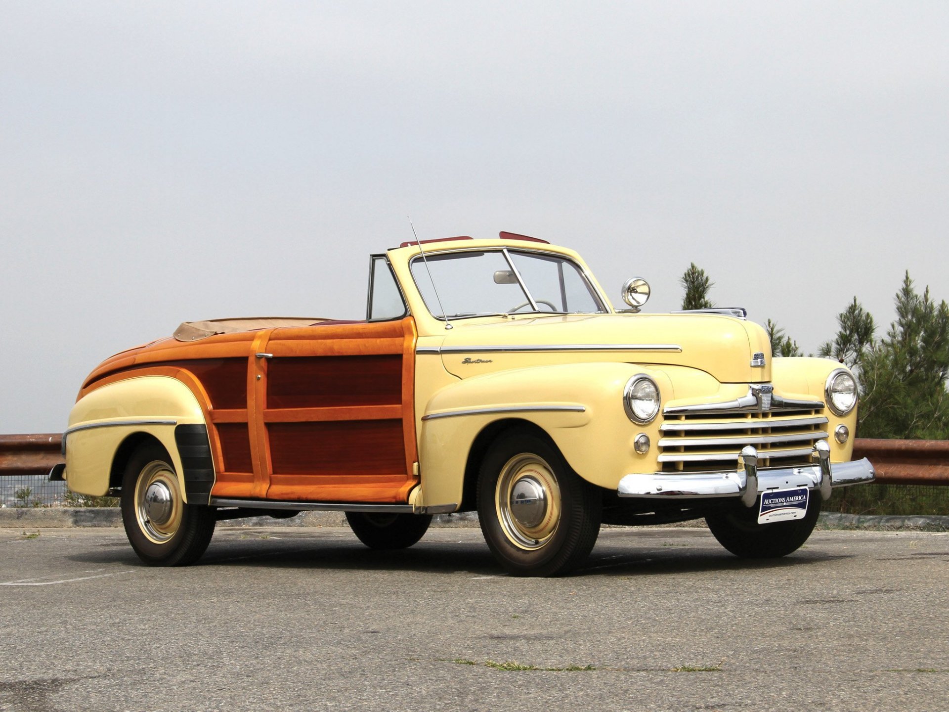 coche 1948 ford super deluxe atleta convertible clásico coches clásico