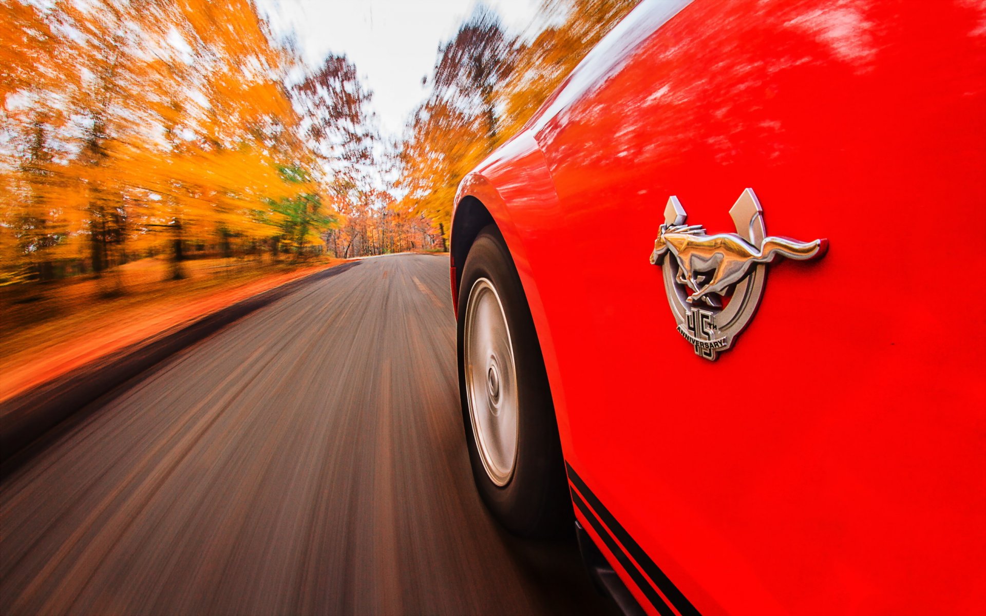 mustang straße hintergrund