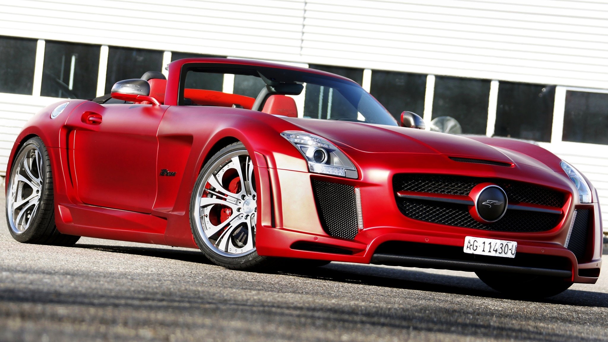 2013 fab design mercedes-benz sls 63 amg roadster jetstream r197 mercedes amg rosso