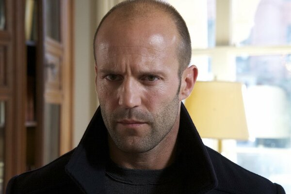 Der Blick des Filmschauspielers Jason Statham