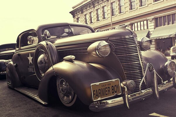 An old vintage Chevrolet car