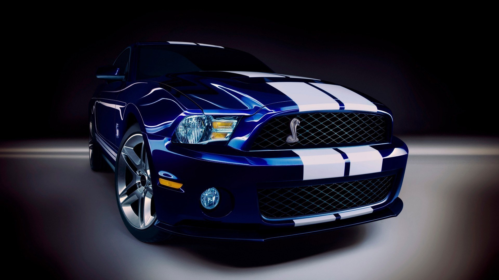 blau ford mustang shelby gt500 cobra schwarz auto