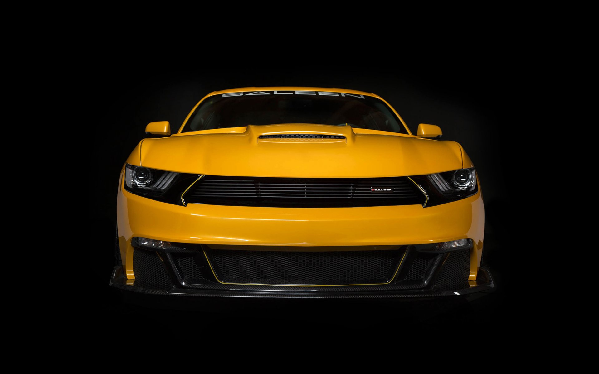 2015 saleen s302 black label face bumper light