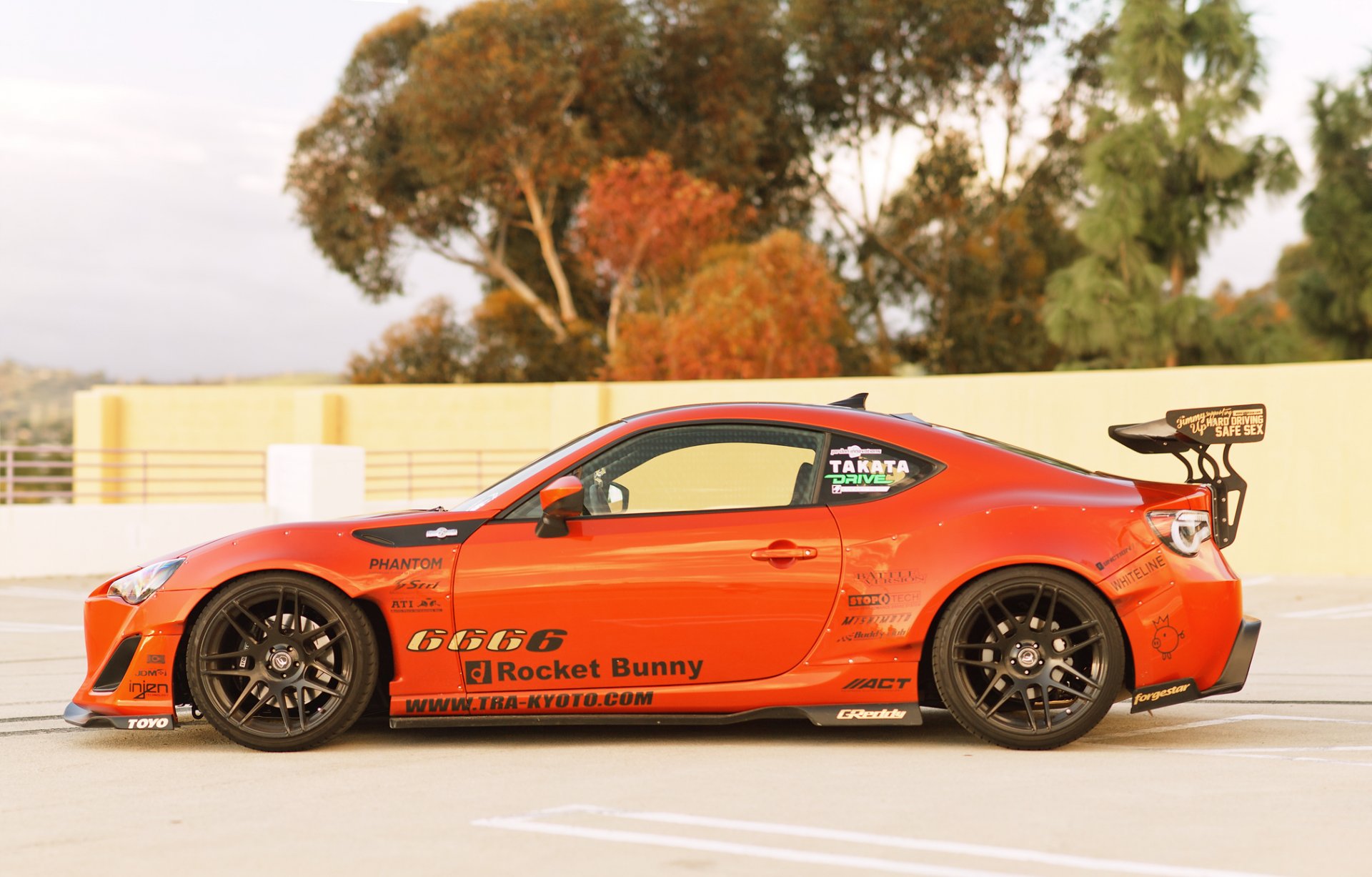 toyota scion fr-s naranja tuning scion fr-s perfil