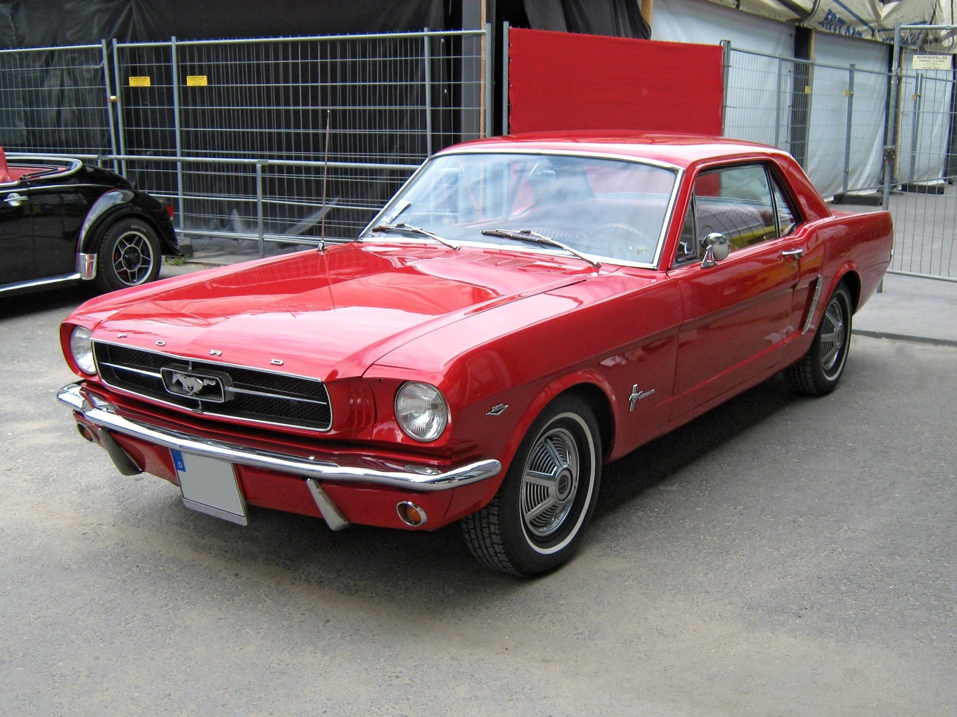 mustang 1965 ford vista frontale