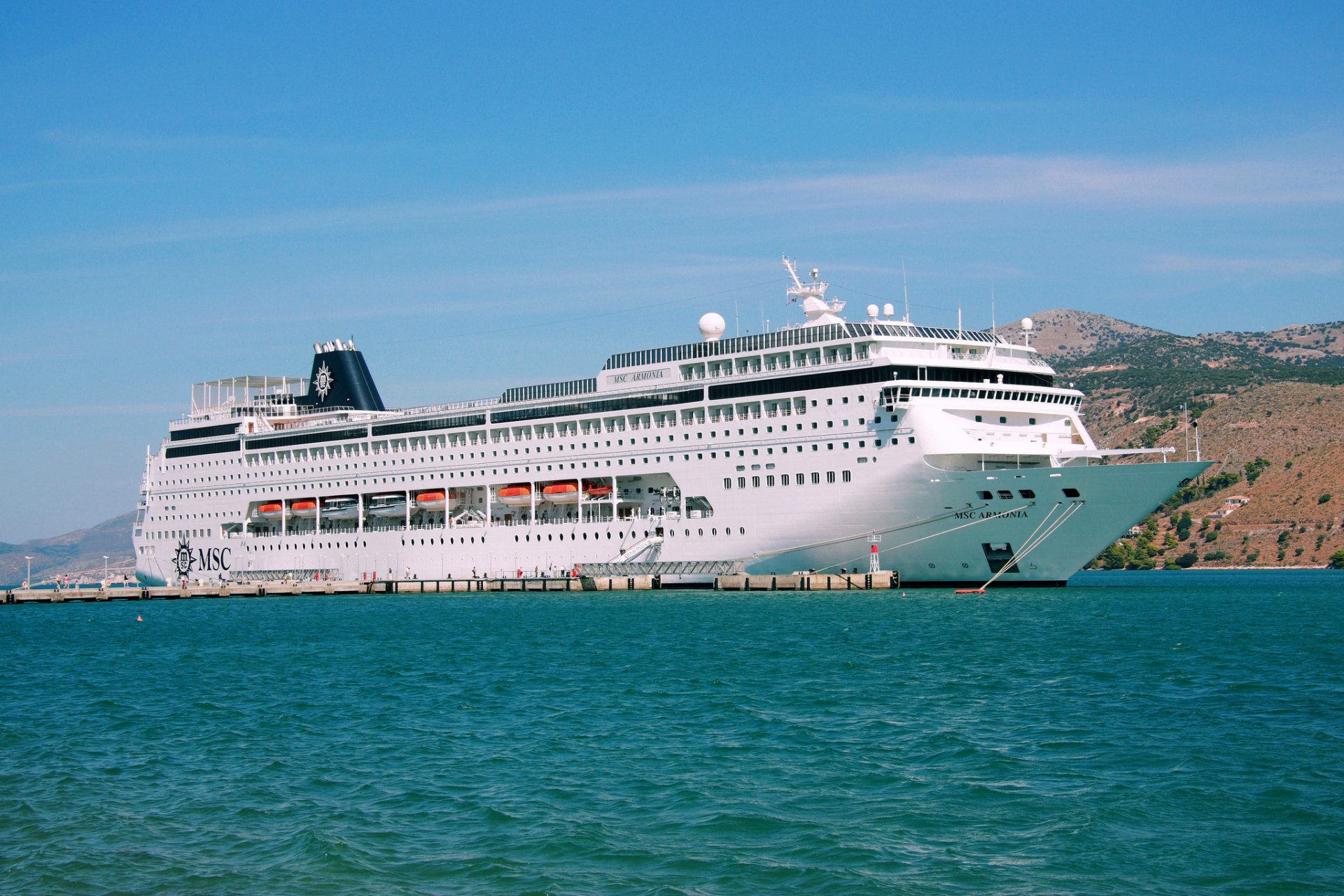 navire paquebot croisière ciel mer