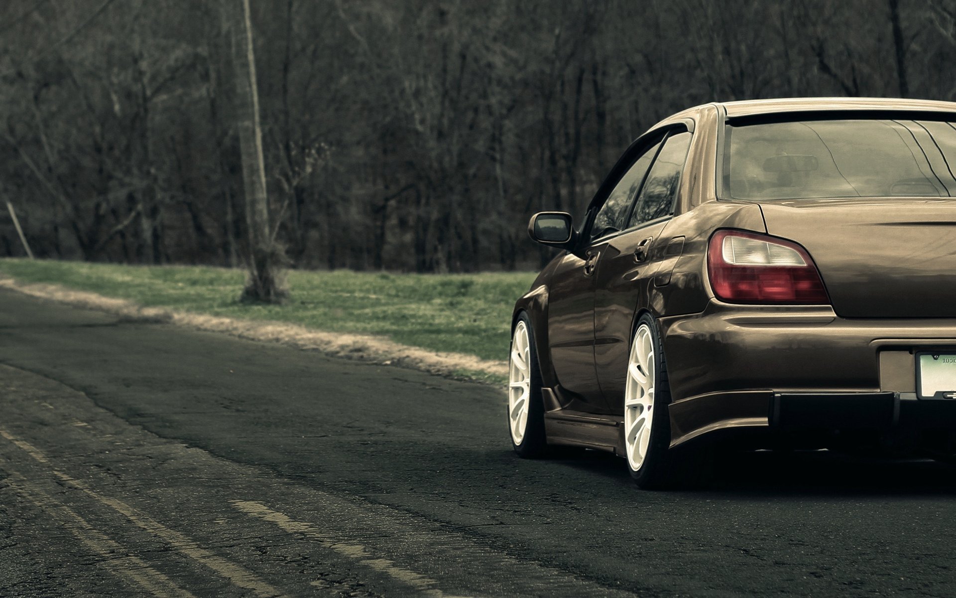 ubaru subaru wrx foto-autos straße autos auto gold tuning wald landschaft hintergrund geschwindigkeit pkw transport kraftfahrzeuge