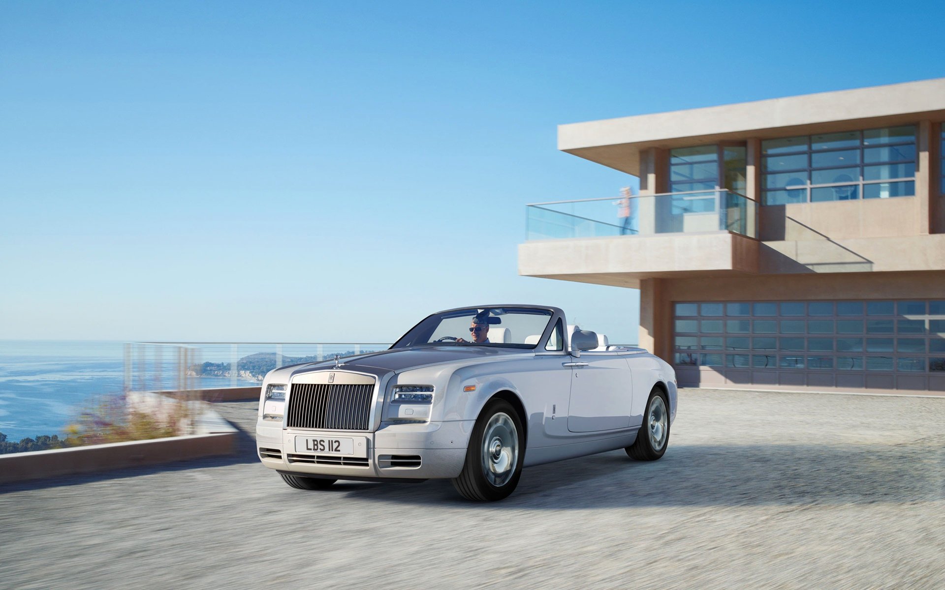 rolls-royce rolls royce limusina convertible paisaje