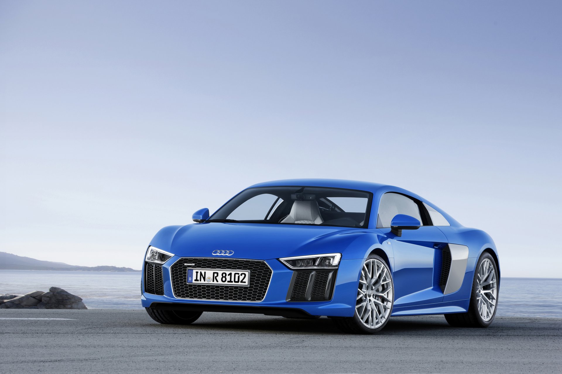 2015 audi r8 v10 audi niebieski