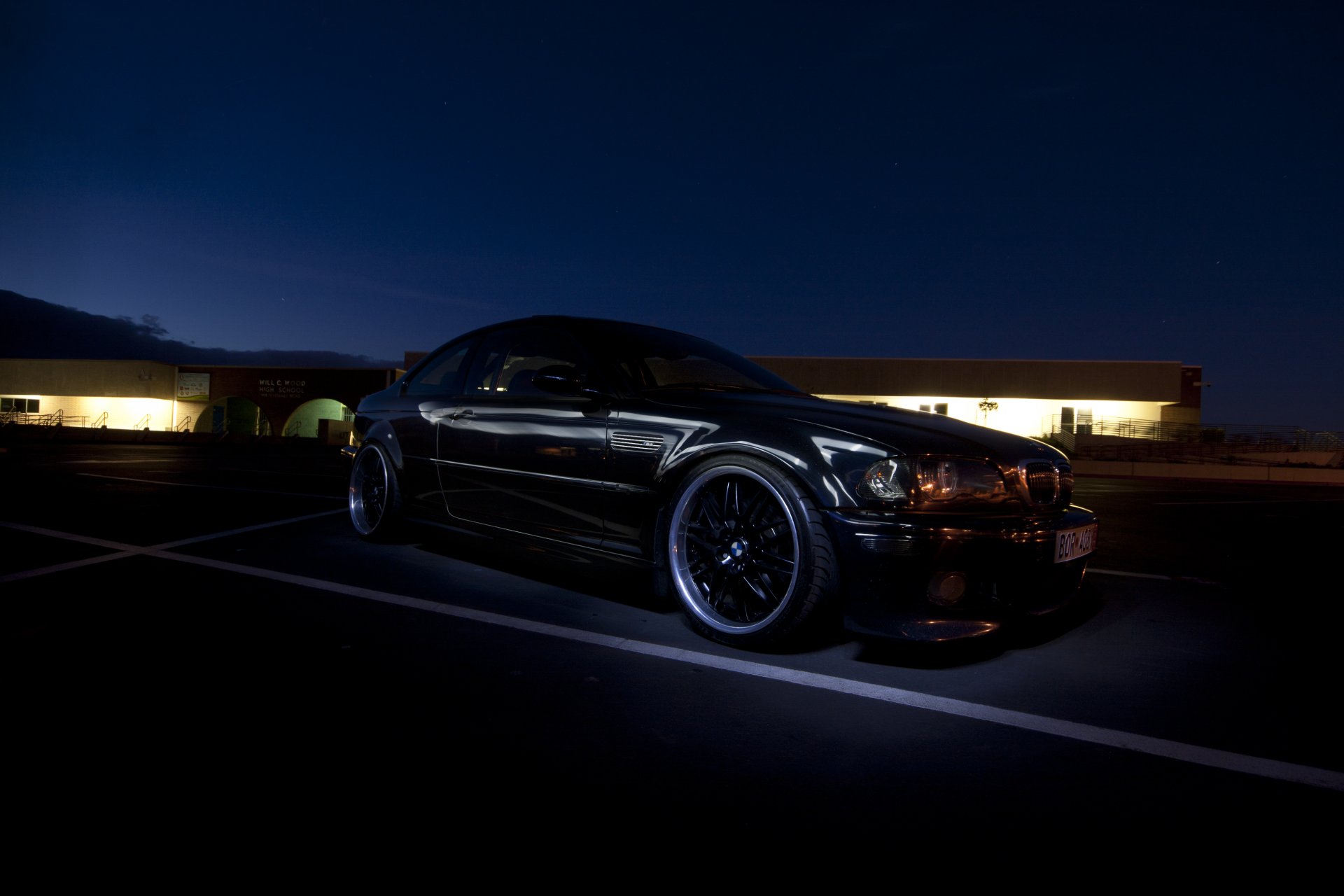 bmw e46 m3 black tuning bmw black night