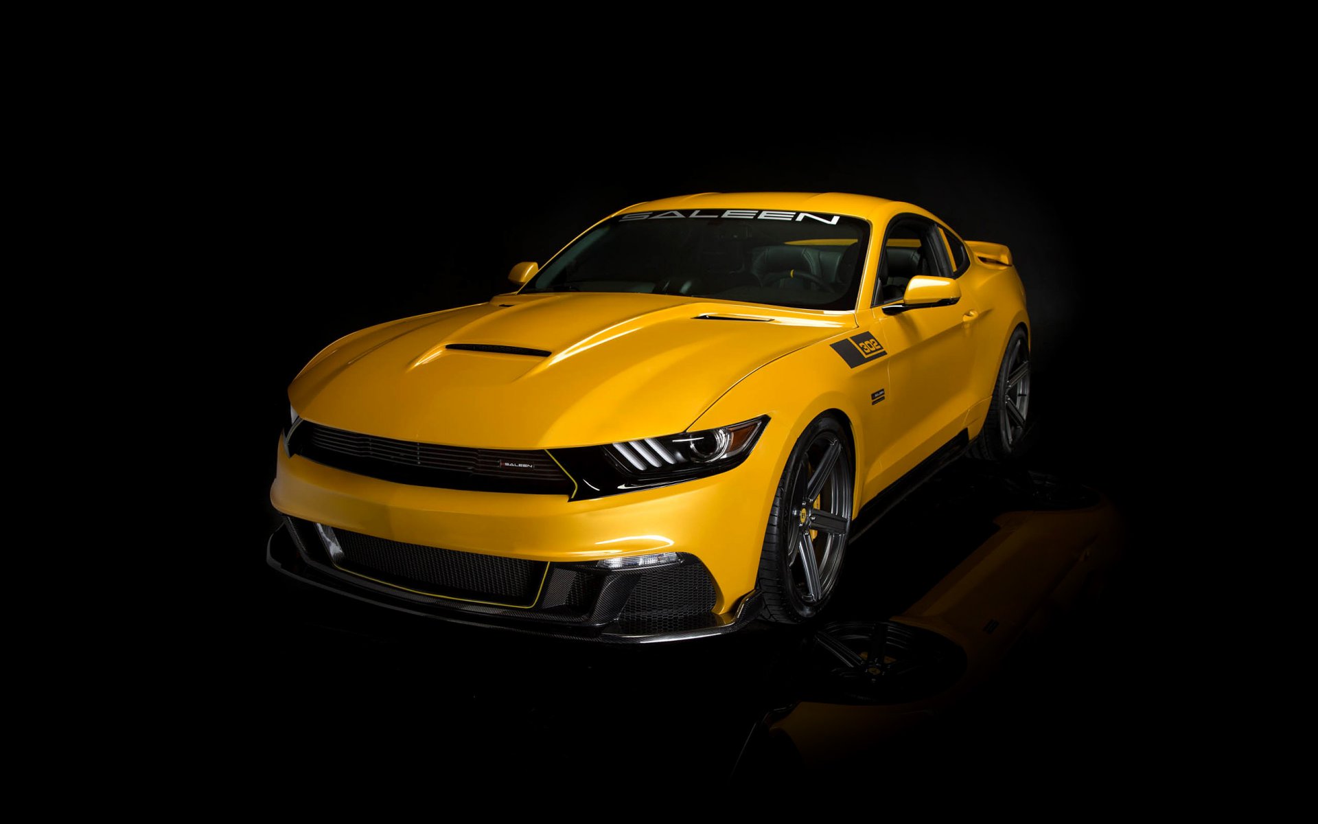 2015 saleen s302 black label gelb