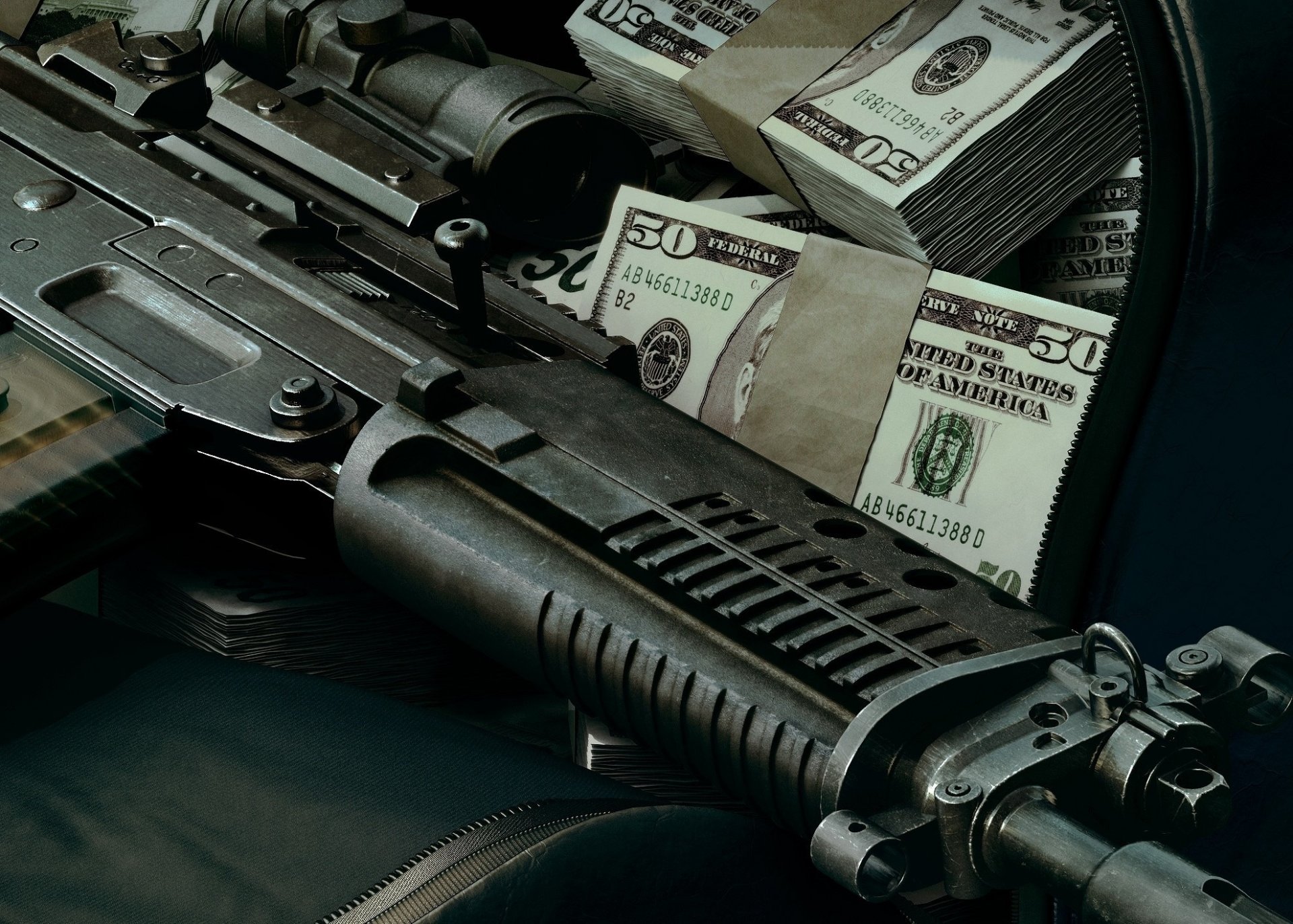 weapons money wallpaper