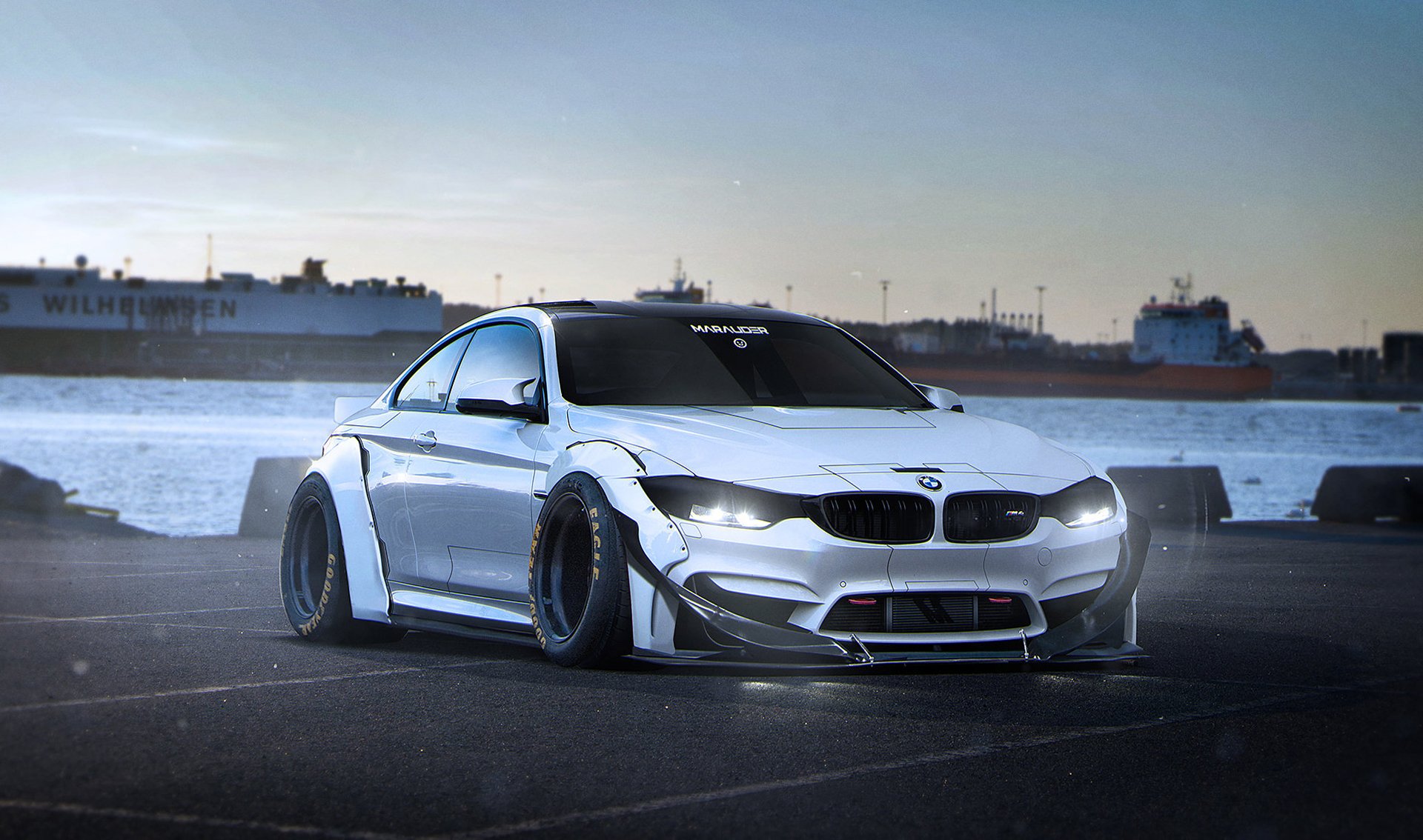 bmw m4 merodeador cuerpo kit futuro tuning por khyzyl salem