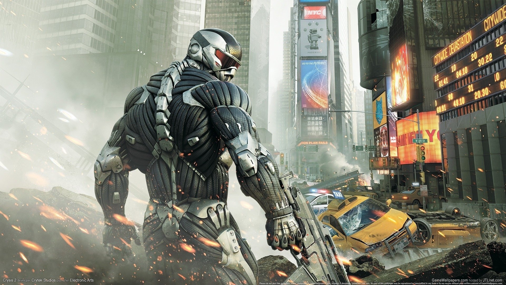 ciudad crytek crysis 2 crisis dibujos anime ciudades-a