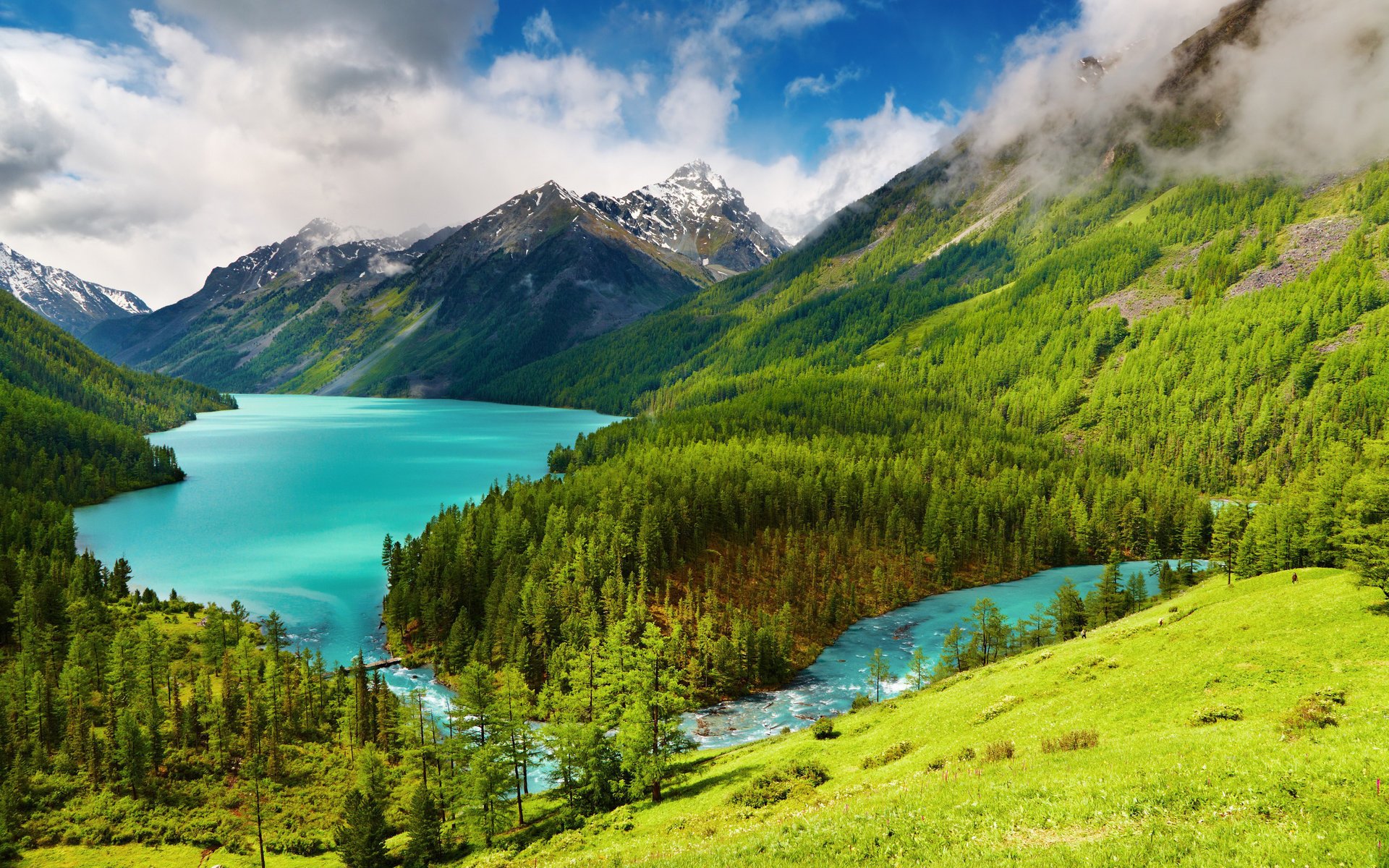 überfahrten überfahrt brücken hügel berge natur landschaften see fluss flüsse seen ansicht brücken bäume orte wasser