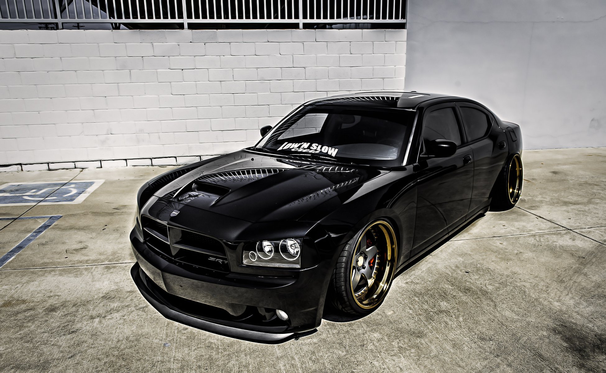 dodge charger czarny tuning dodge charger