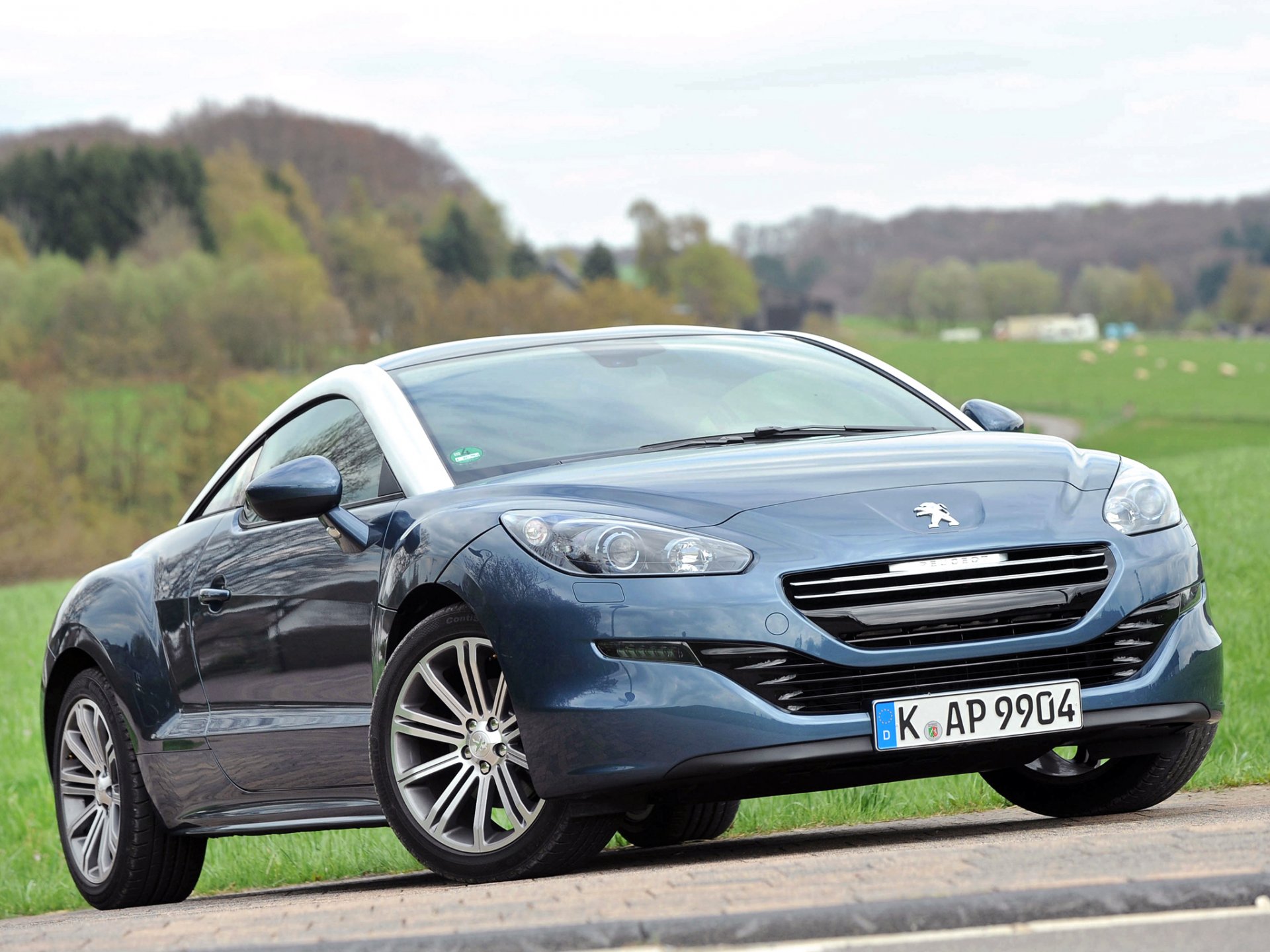 peugeot rcz voiture avant phares peugeot