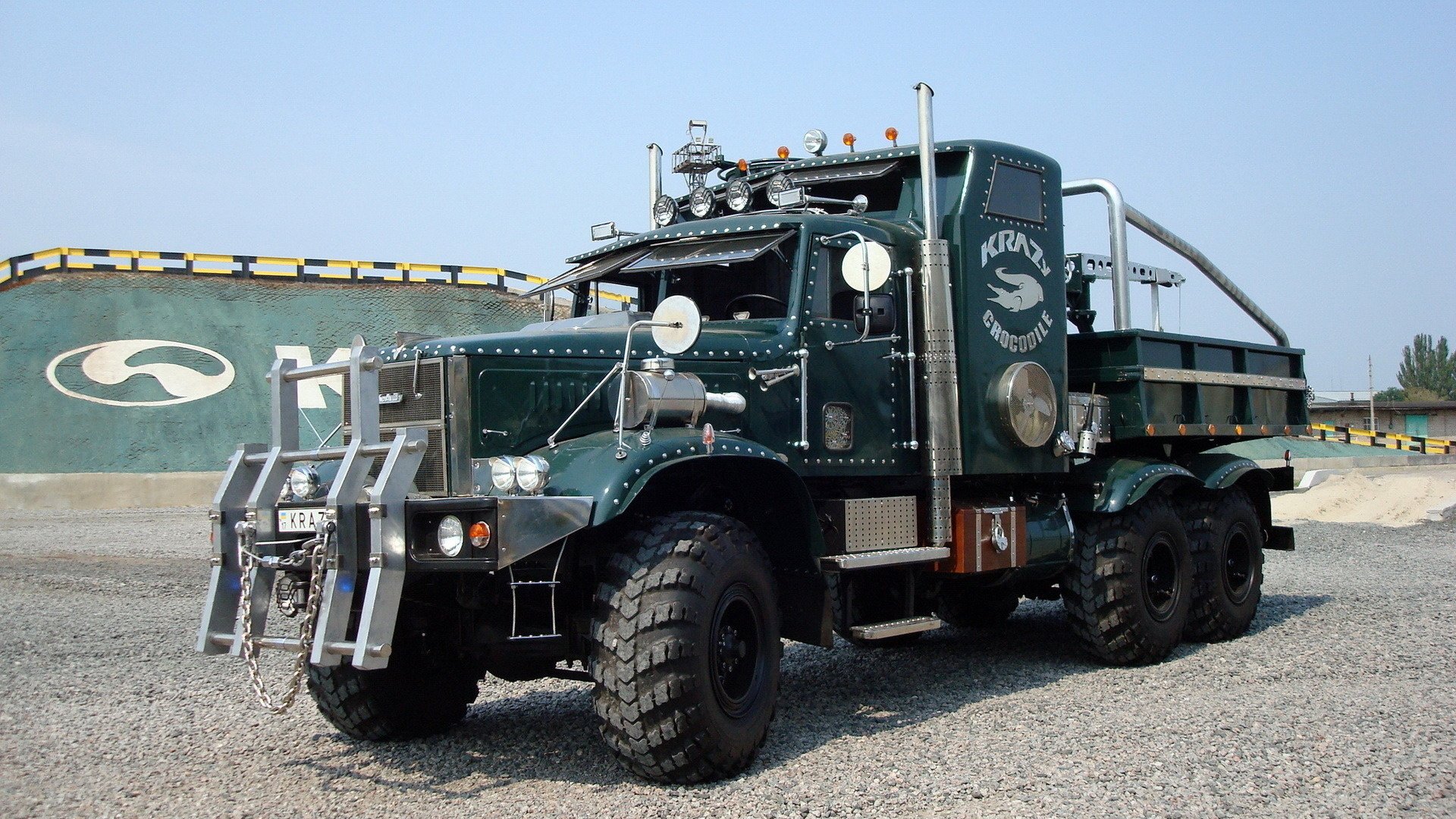 kraz koaz lkw tuning autos himmel auto hintergrund lkw-fahrzeuge transport kraftfahrzeuge