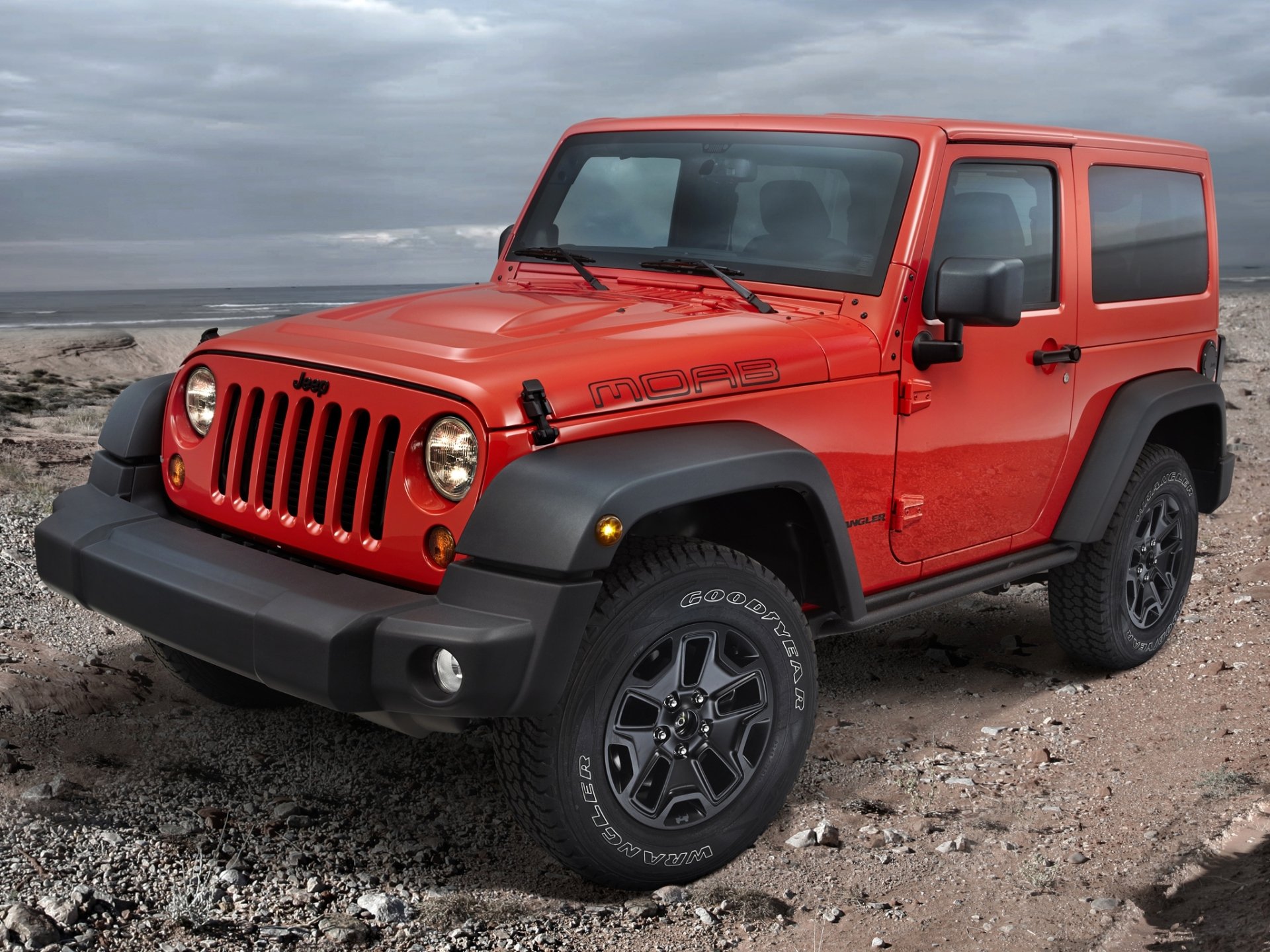 jeep wrangler moab rangler red front