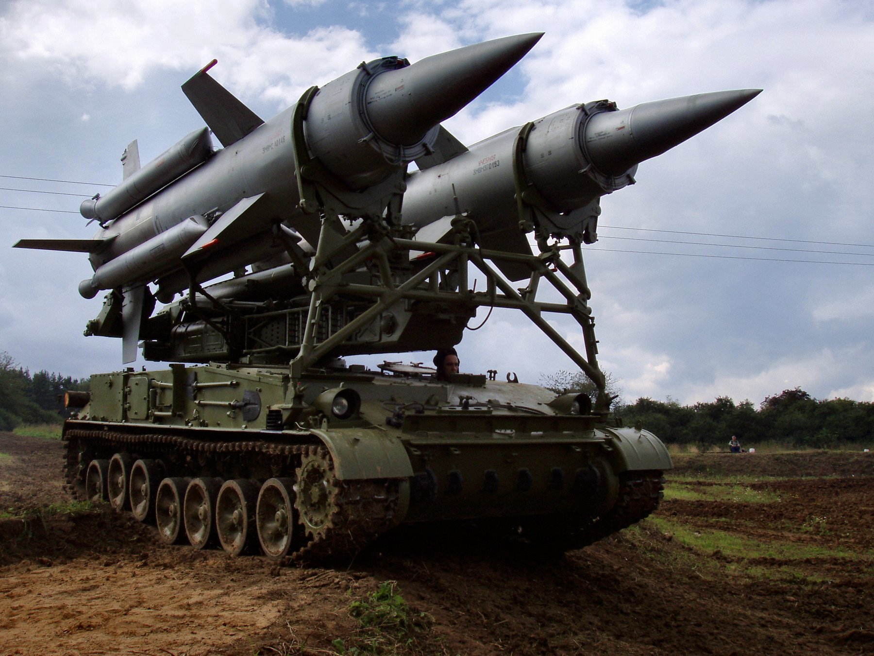 am bigovka missiles round field tank polygon military equipment