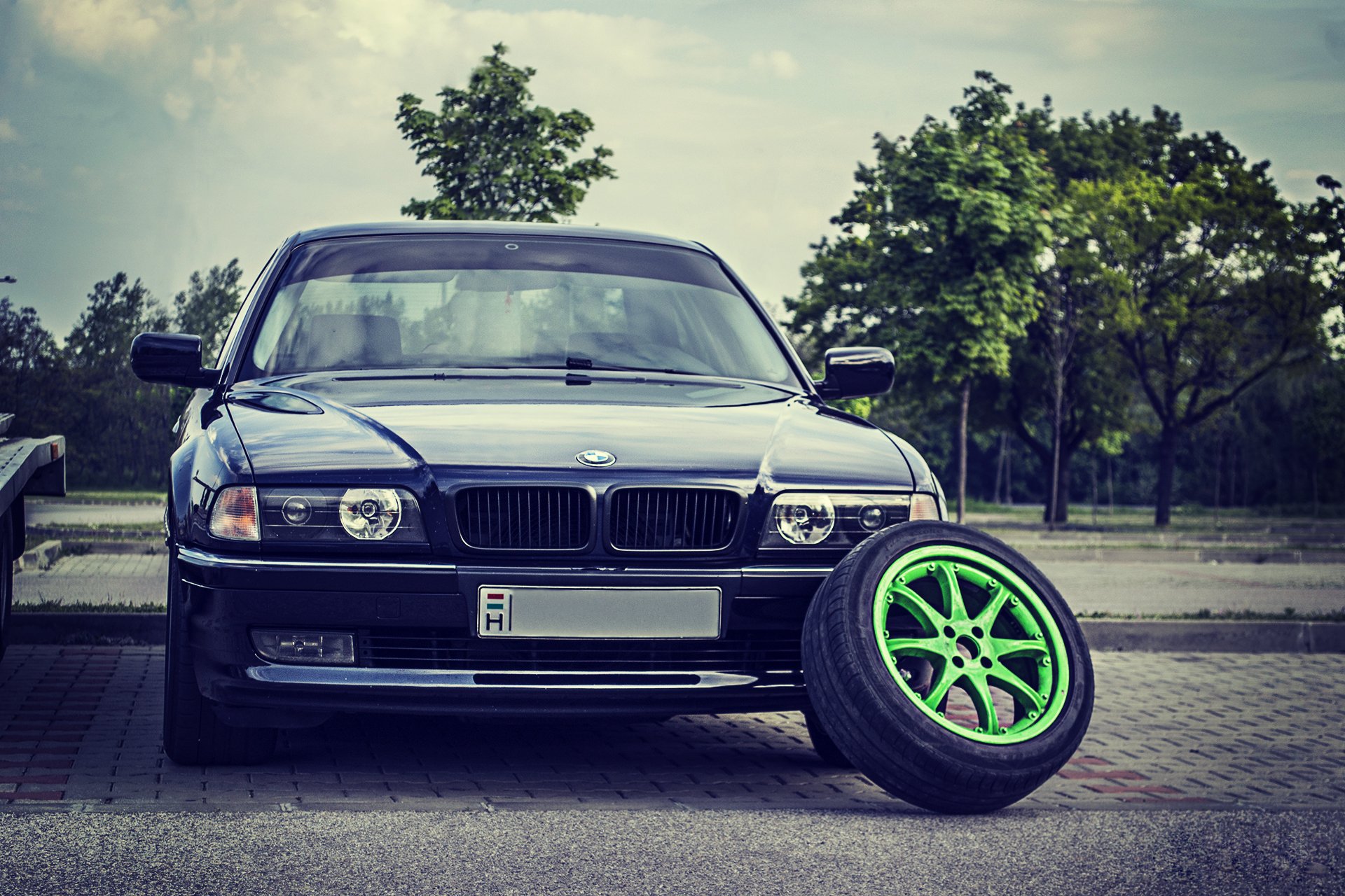 bmw e38 classico fari boomer