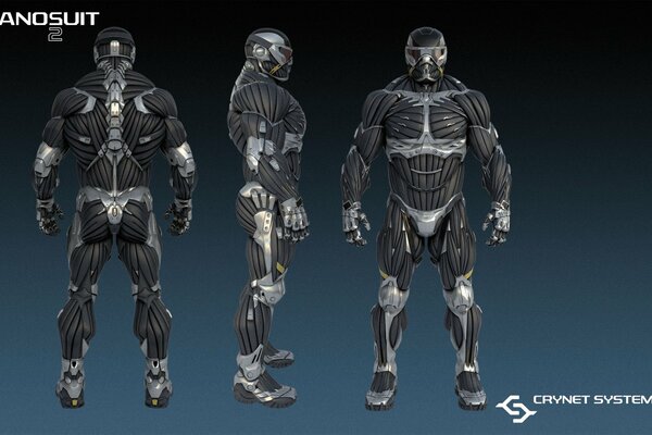 A character in a nanosuit from crysis 2