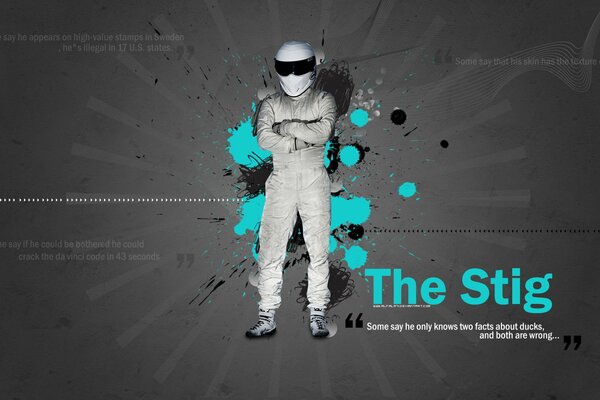 Popular computer game the stig