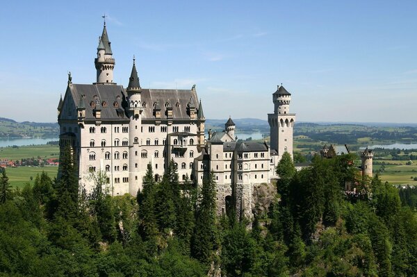 Ein schönes Schloss in England