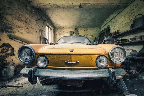 Fiat in der Garage vergessen, aber in der Dusche nicht kaputt